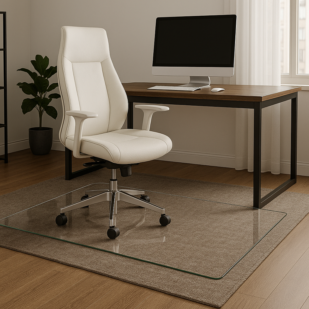 Tempered Glass Chair Mat