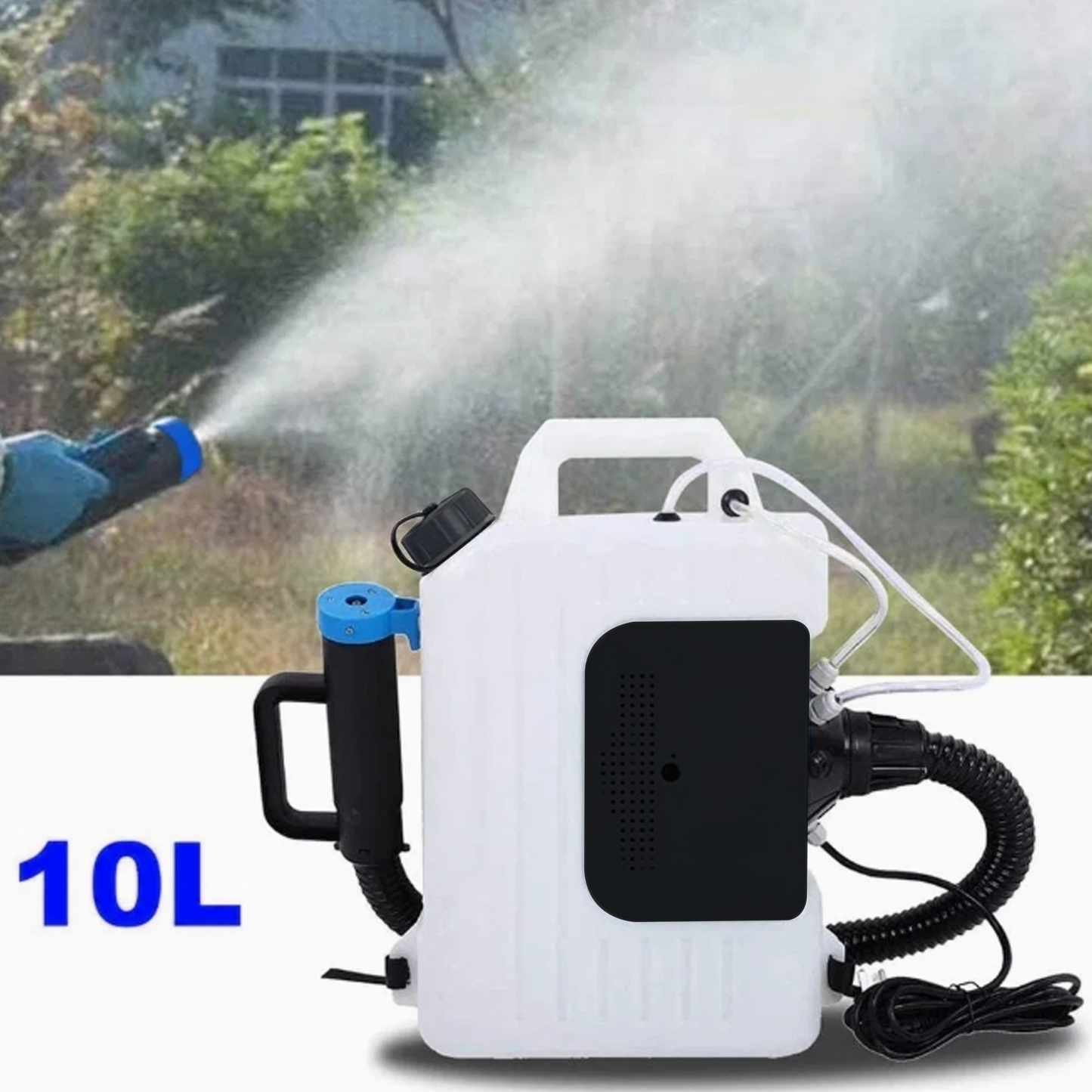10L Electric ULV Fogger Machine - 220V Backpack Disinfectant & Bug Sprayer