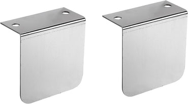 Permit Sticker Holder for IFTA for DMV Class Chrome L Bracket Replace 60788 for Truck Car Parking Passes Permits Small Stickers Vehicle Emblems Mounting