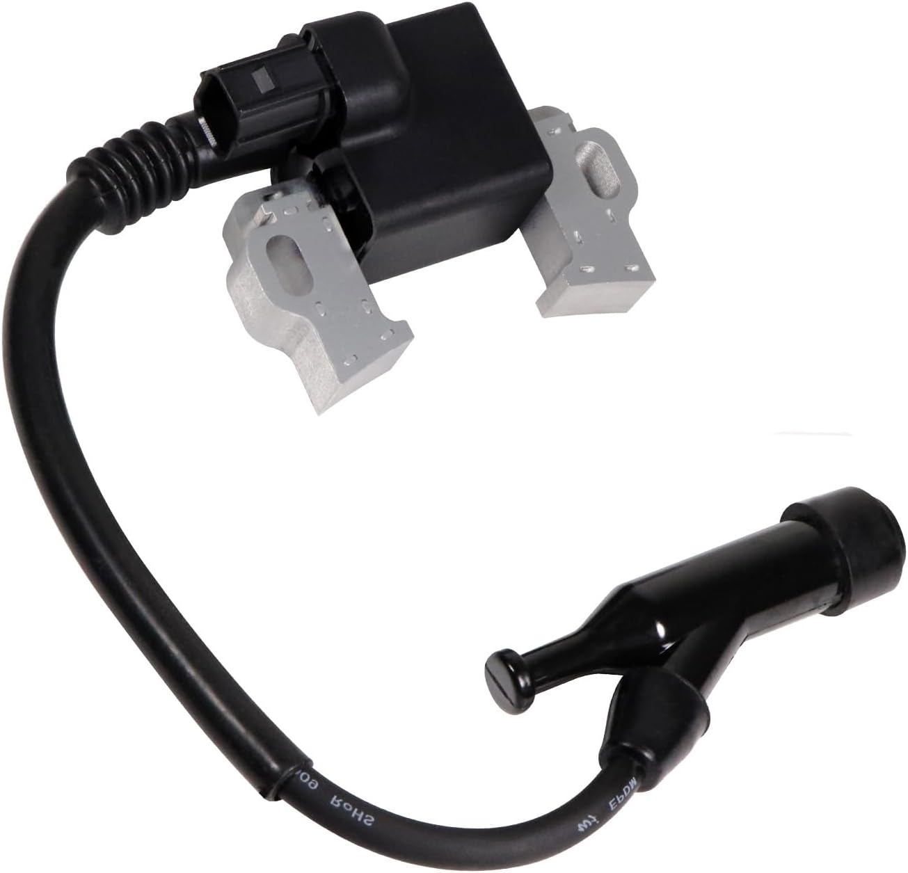 Ignition Coil 30500-Z5T-003 4 pin Connector for Honda GX390 GX340 Replace 30500-Z5R-003 30500Z5T003 Four Prong Connector Coils, with Spark plug and 0.4 Feeler Gauge