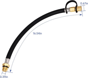 Flex Oil Drain Hose Replace 510440902 for Kawasaki FR600V FR651V FR691V FR730V FX730V FJ180V FS730V FS541 FH721V FH601V FH641V FH661V FH680V for Kubota Z412 Z122R for Toro MX5060 FX730V (Pack of 1)