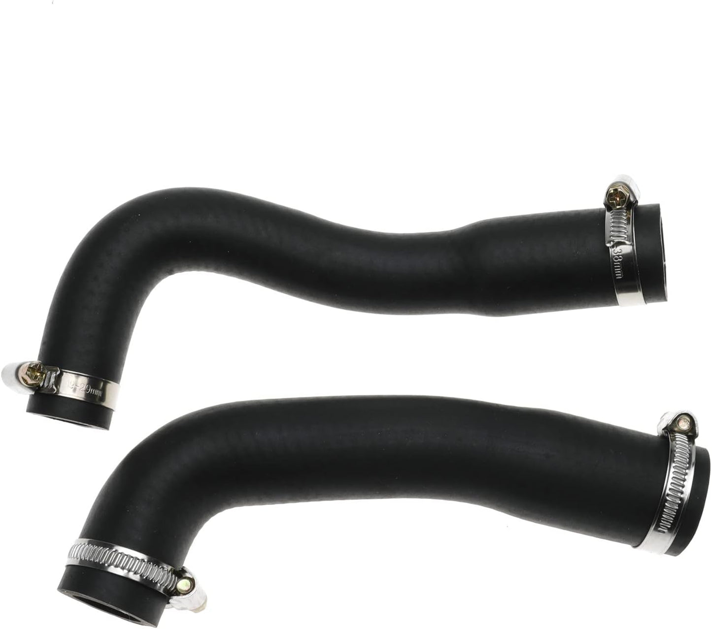 Fuel Filler Vent Hose Kit 52100131AD 52100132AB Replacement with Clamps for Jeep Cherokee XJ 1997-2001 (Black)