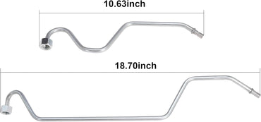 Rack Pinion Transfer Hard lines on Rack Replace 15254059 15254058 for Yukon Sierra 2008-2014 for Avalanche Tahoe Suburban Silverado 2008-2014 for Escalade ESV 2008-2014