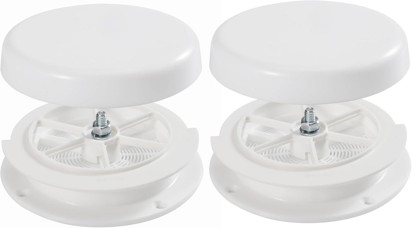 RV Roof Mushroom Vent Cover Plumbing Vent Cap Waterproof for Camper Trailer Ceiling Ventilator for Improved Airflow Heat Reduction, 1Pack