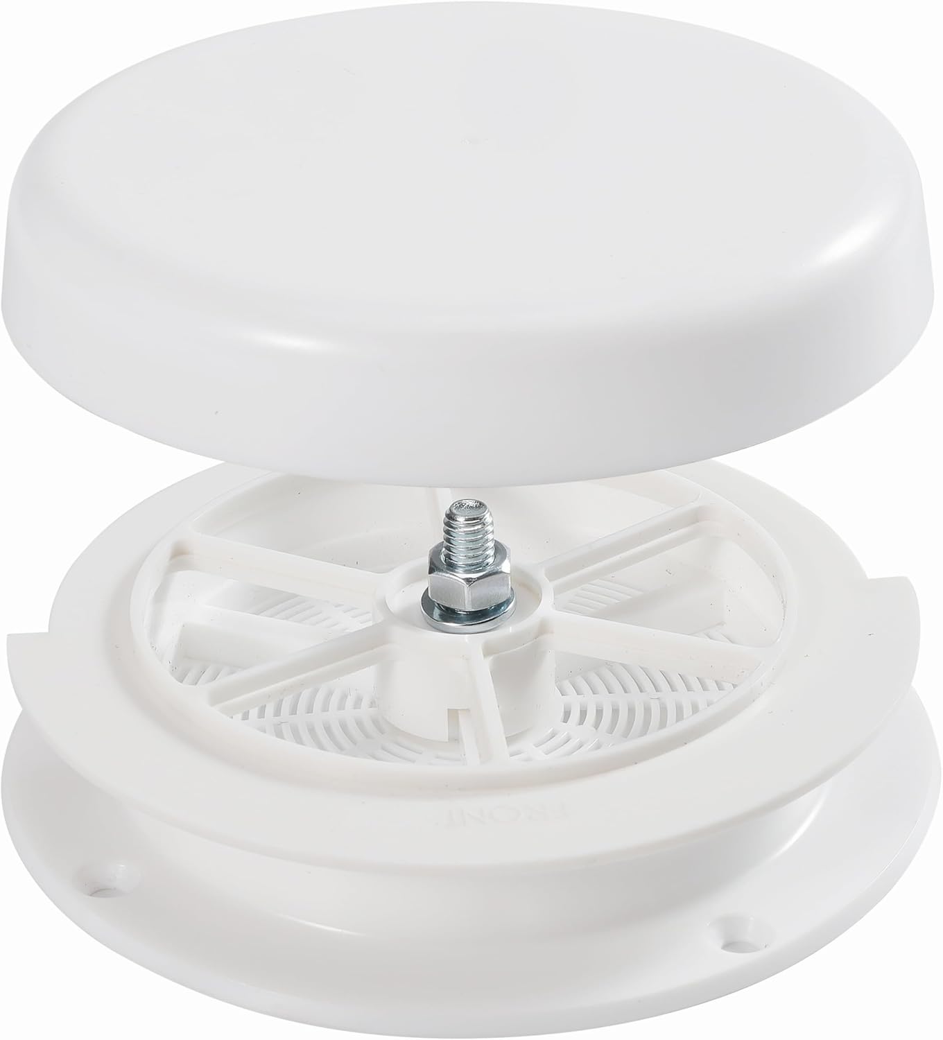 RV Roof Mushroom Vent Cover Plumbing Vent Cap Waterproof for Camper Trailer Ceiling Ventilator for Improved Airflow Heat Reduction, 2Pack