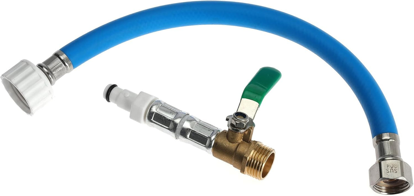 Flush Hose Fitting Adapter Kit for Yamaha Boat Waverunner LX VX VXR FXHO | for Yamaha VX110 VX FX Cruiser GP1800 GP1300 AR190, For Deluxe Jet Ski, Includes Adapter