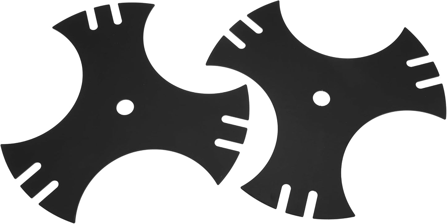 9" 3-Side Edger Star Blades 5/8" Center Hole for Troy-Bilt TB554 TEB515 for Craftsman Replace 7185767 781-0748 781-0748-0637 981-0748 40-009 490-105-M017 4PC