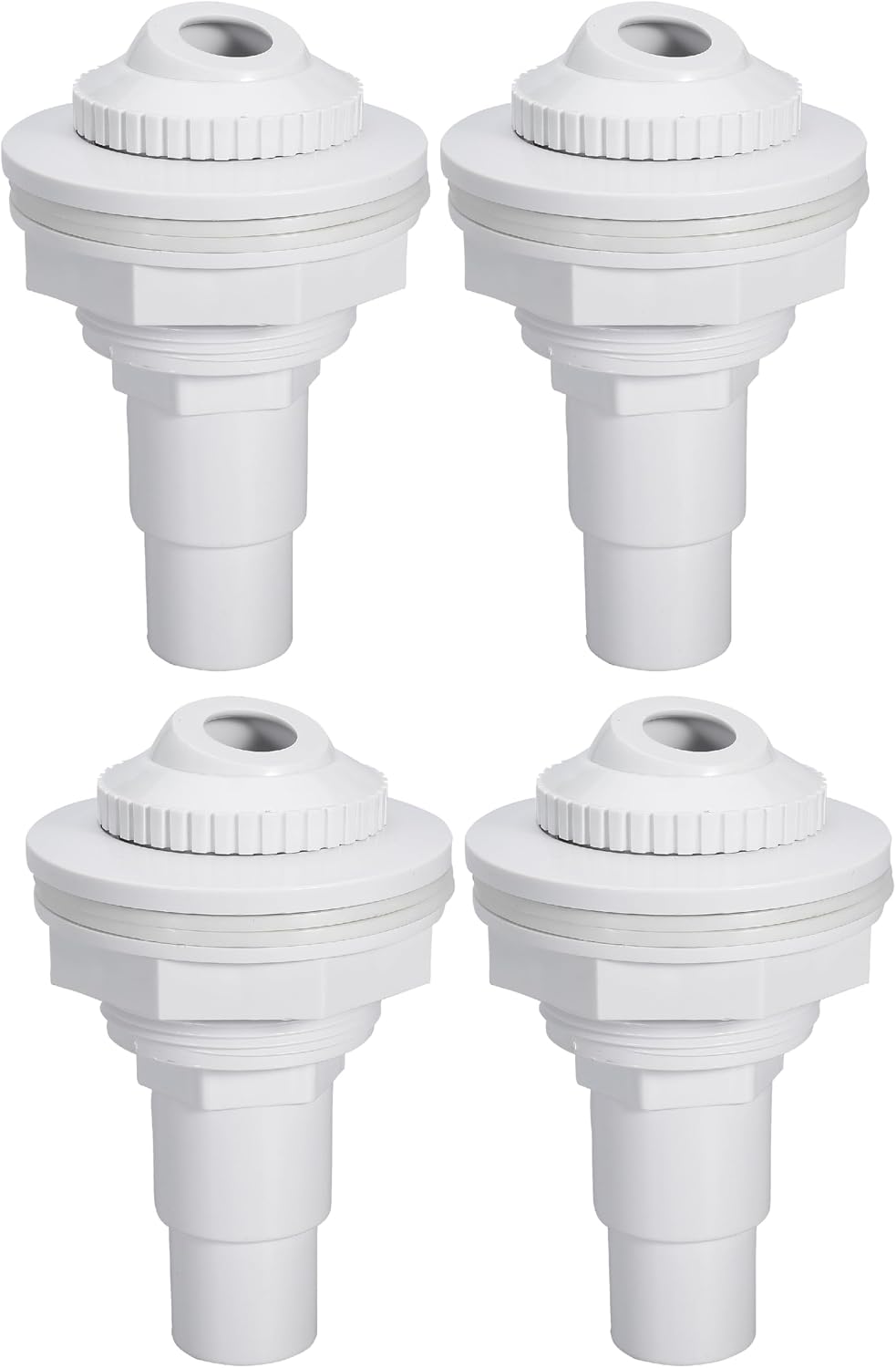 Pool Return Jet Fitting Above Ground Pool Complete Pool Return Jet Kit with Gaskets and Hose Adapter Complete with Connector, Eyeball Assembly(2)
