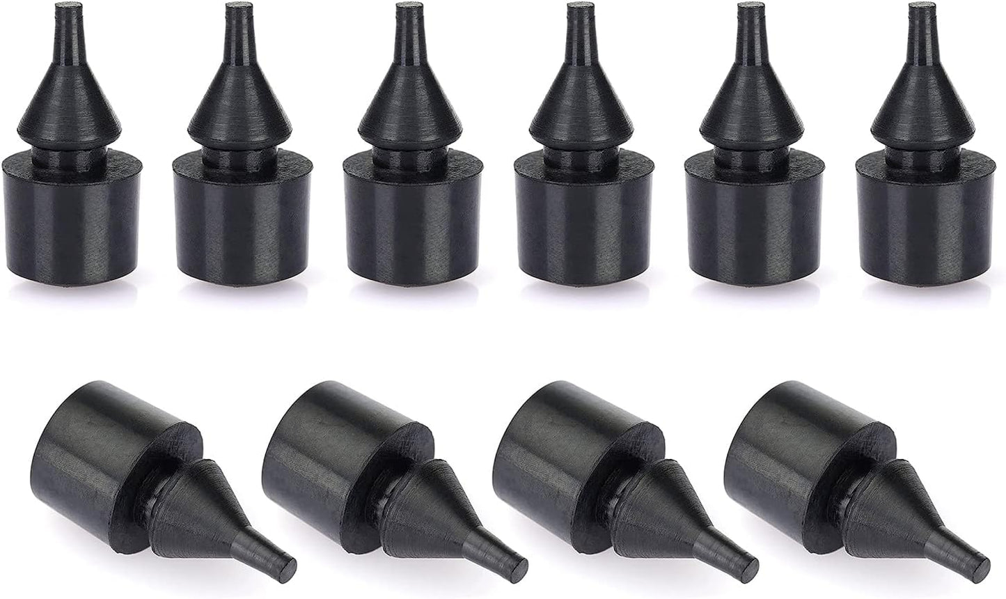 Fuel Cap Filler Gas Door Rubber Stop Bumper Stopper 15283098 for Chevrolet Avalanche Blazer Colorado Tahoe Silverado for GMC Canyon Envoy Jimmy Sierra Yukon XL 1500 2500 3500, 10 Pcs