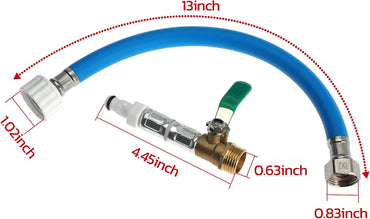 Flush Hose Fitting Adapter Kit for Yamaha Boat Waverunner LX VX VXR FXHO | for Yamaha VX110 VX FX Cruiser GP1800 GP1300 AR190, For Deluxe Jet Ski, Includes Adapter