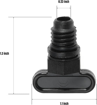 Manifold Water Drain Plug for Volvo for Penta 4.3L 5.0L 5.7L Outdrives 3849500 3849892 21114522 (Pack of 5)