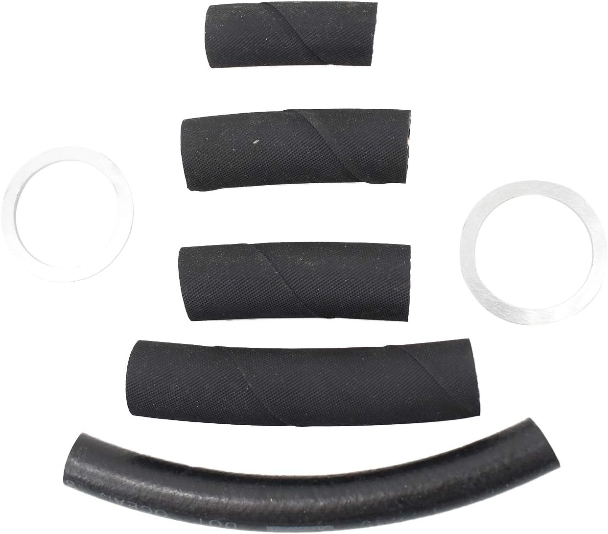Fuel Filter Lift Pump Hose Lines Washers Kit for Ford F250 F350 Super Duty E350 7.3 1994-1997