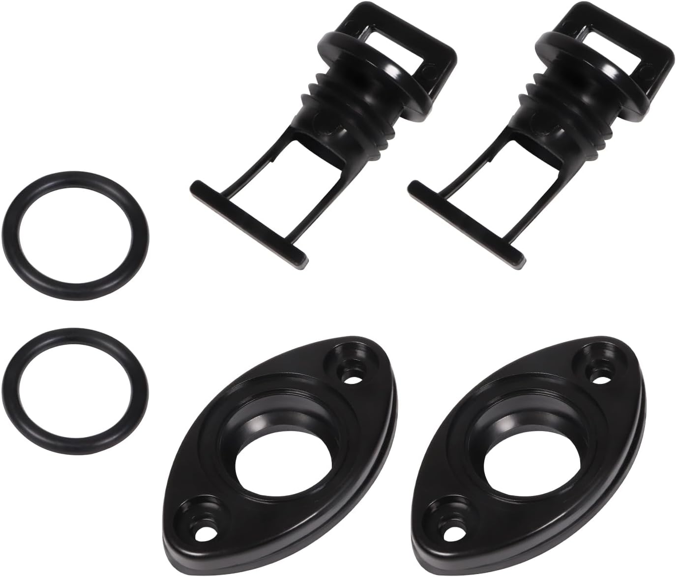 Drain Plug with O-Ring and Base for Sea-Doo for Yamaha for Polaris Gas Tank Replace 292000187 292-000-187 F1S-U2280-00-00 F1S-U2280-02-00 1060125 (4 Packs)