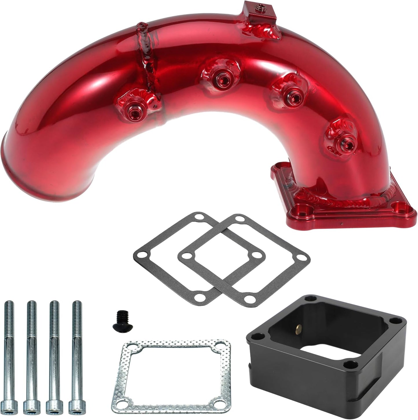 3" High Flow Intake Elbow Tube with Heater Spacer for Ram 2500 3500 1998-2002 5.9L Cummins Diesel (98-02)
