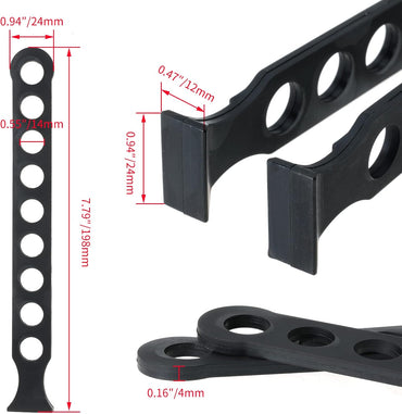 Rubber Strap, Rubber Chain Strap for UTV for Golf Cart for Mini Bike Rack Replace 2-70732, 20073, 4 Pack