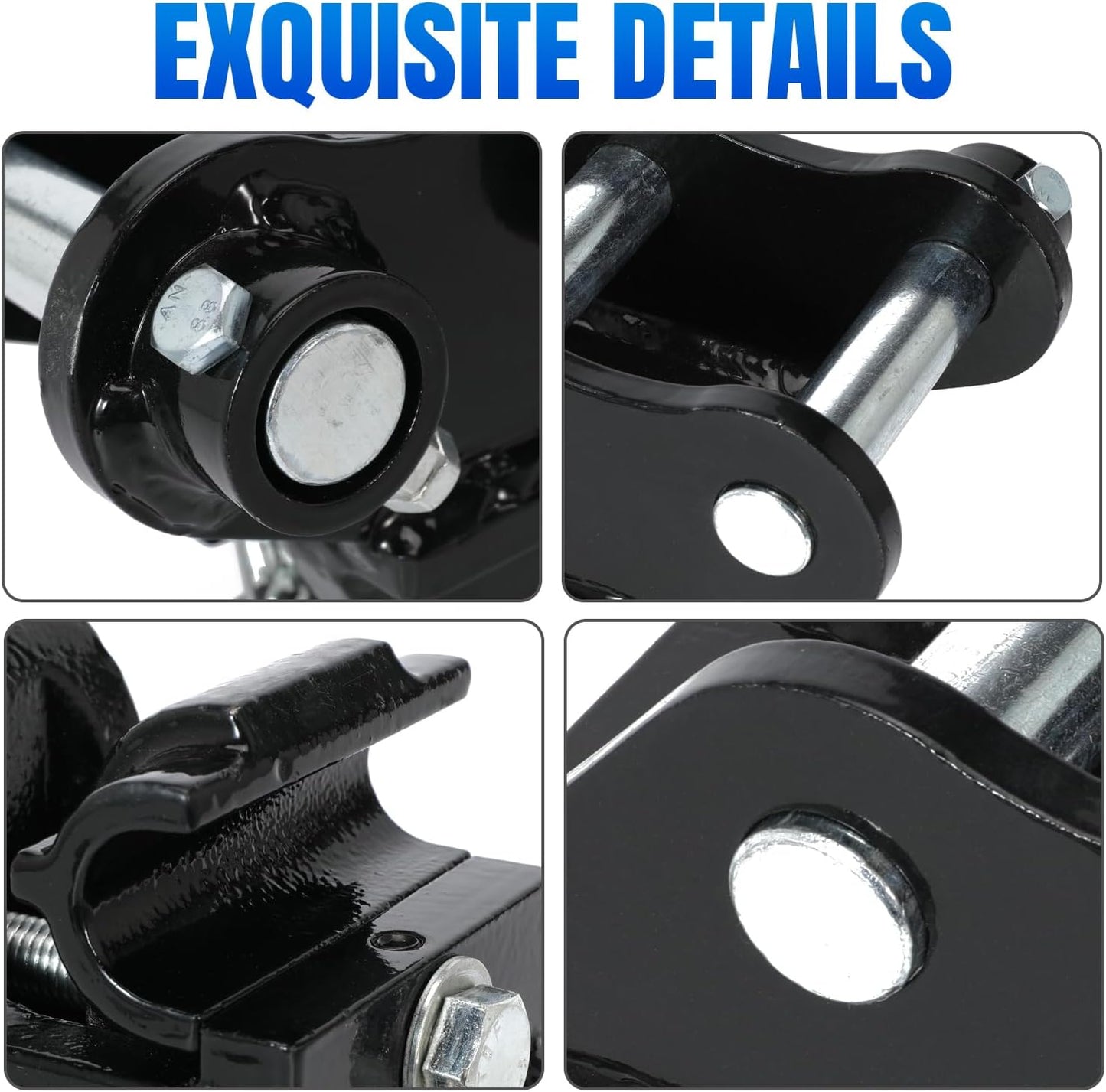 Mini Excavator Attachments, Mechanical Quick Change Hitch for Small Digger Quick Coupler Fit Most of up to 3 tons Excavators