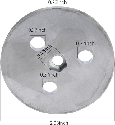 Zinc Anode Plate Anti-Electrolysis Zinc Anode Weight for Skimmer Basket Protection Salt System Swimming Pool Protection Equipments Electrolysis Discoloration Corrosion (6)