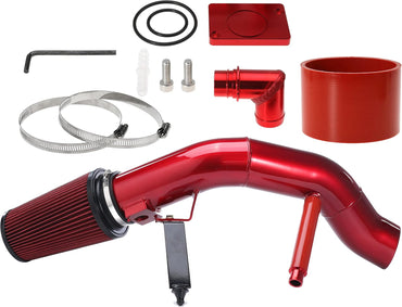 4 Inch 6.0 Cold Air Intake Kit For Ford F250 F350 F450 Excursion 2003 2004 2005 2006 2007 6.0L Powerstroke V8 Diesel Super Duty Aluminum Tube