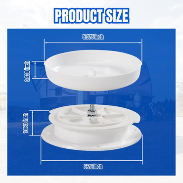 RV Roof Mushroom Vent Cover Plumbing Vent Cap Waterproof for Camper Trailer Ceiling Ventilator for Improved Airflow Heat Reduction, 1Pack