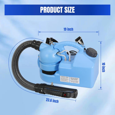 2-PACK 7L ULV Fogger Sprayer Machine Electric Portable Ultra-Low Volume Atomizer