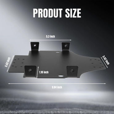 Black Amplifier Mounting Bracket for Harley Davidson Road Glide Motorcycles 2015-2025 Replace BC-AMP04 (Pack of 1)