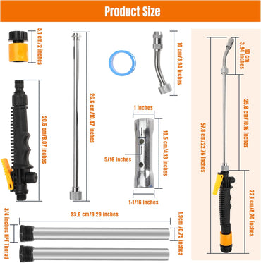 Hot Water Heater Tanks Cleaning Rinser, with Hex Wrench 1-1/16" Socket Removal Tool for Suburban for Mor-Flo for Camper