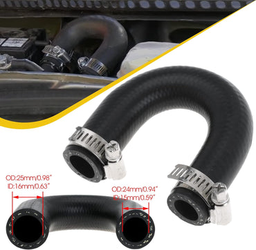 For LT Heater Core Crossover Coolant Bypass Hose with 2 Clamps for Chevy for Pontiac for LS1 LM7 LR4 LQ4 LS6 L59 LQ9 LS2 LS3 LH9 L20