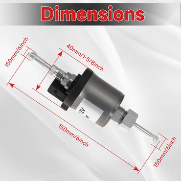 12V 22ML Fuel Pump for Espar Eberspacher Airtronic D2 D4 1KW-4KW Diesel Dosing Pump Heater Replaces 22451901 224519010000