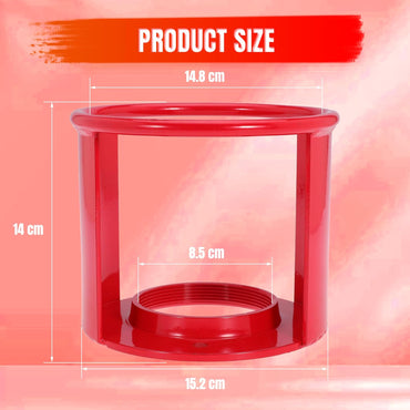 Acetylene Cylinder Regulator Safety Cap Protector Safety Collar 3-1/2" x 12" for High and Low Pressure Tanks Acetylene Tanks Gas Cylinders, Fine Thread (1pcs)