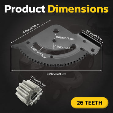 UC14592 Steering Sector Pinion Gear for John Deere D105 D110 D125 D130 D140 D160 D170 Lawn Tractors Replaces UC14592 UC13515 GX26057 GX26220