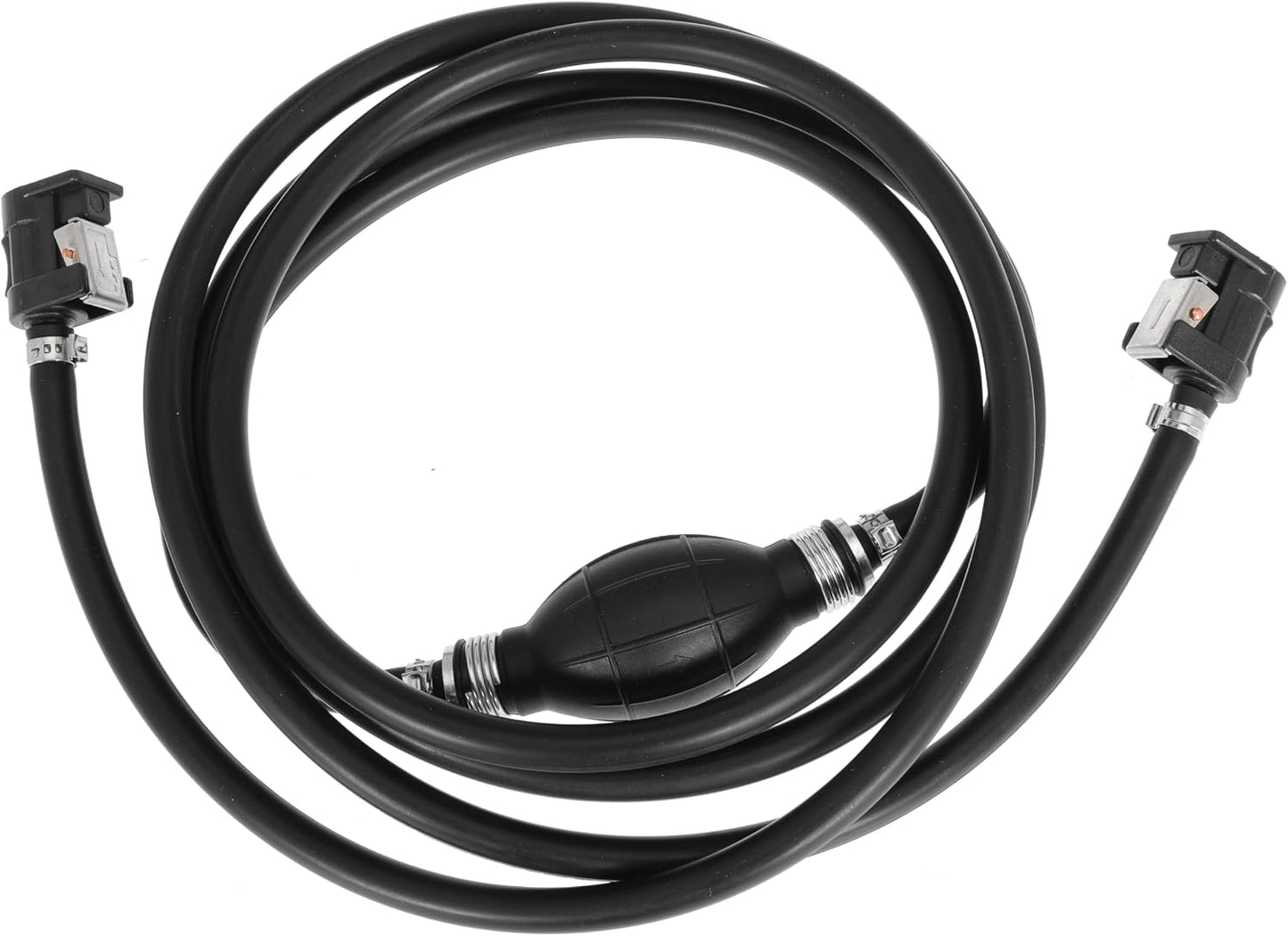 6mm (1/4") Boat Fuel Line Kit Fuel Line Assembly with Primer Bulb & Connector 10FT Marine Boat Motor Outboard Fuel Gas Line Hose for RVs, Tractors, and Caravans