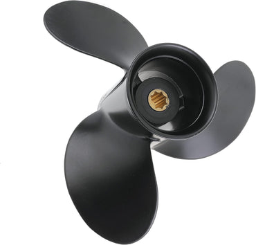 Replace 48-828156A12 Outboard Propeller 9 x 9 for Mercury for Marine Engines 6HP 8HP 9.9HP 10HP 15HP 8 Spline Tooth, 2-1/2" Gearcase, RH