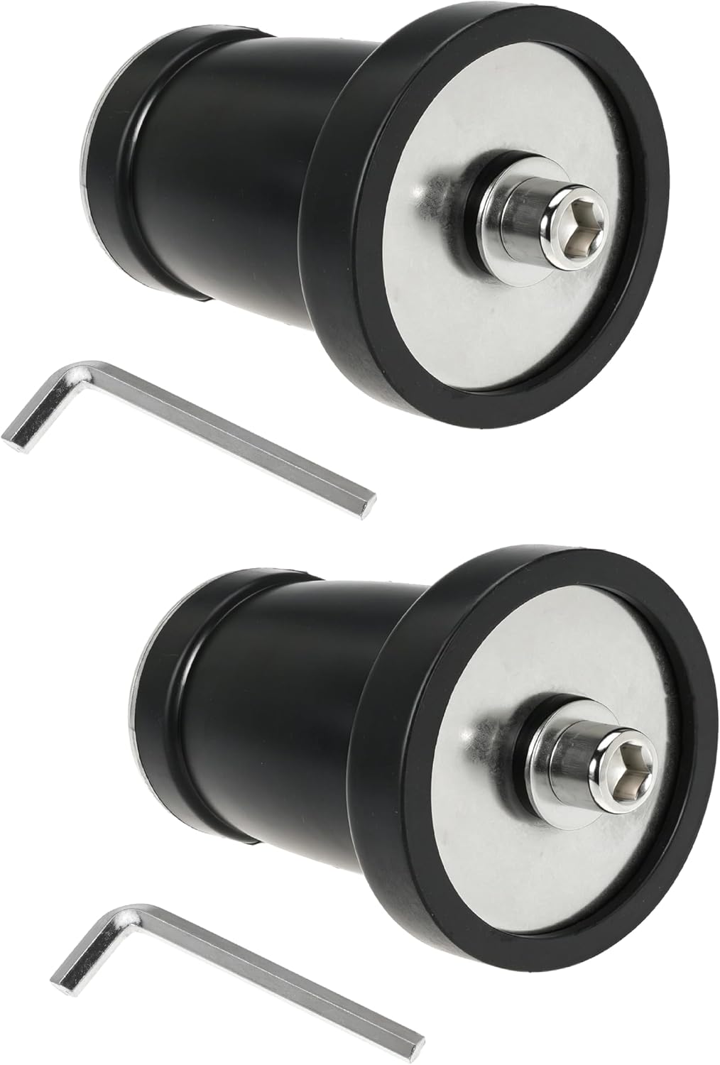 2 Pack Expandable Rubber Plug Mechanical Seal Scupper Plugs Boat Plug Winterizing Expansion Plugs Leak Proof Drain Plugs for Boats Pools Bathroom Pipe Sewers (2.05"-2.56"(52mm-65mm))