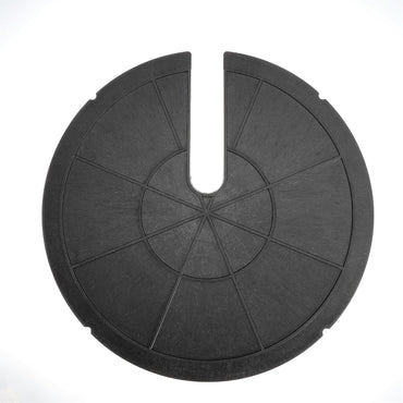 17.71 Inch Plastic Sump Pump Cover - Sump Basin Cover & Septic Tank Lid for Water Pump Basins, Buckets & Outdoor Wells (Pack of 2)