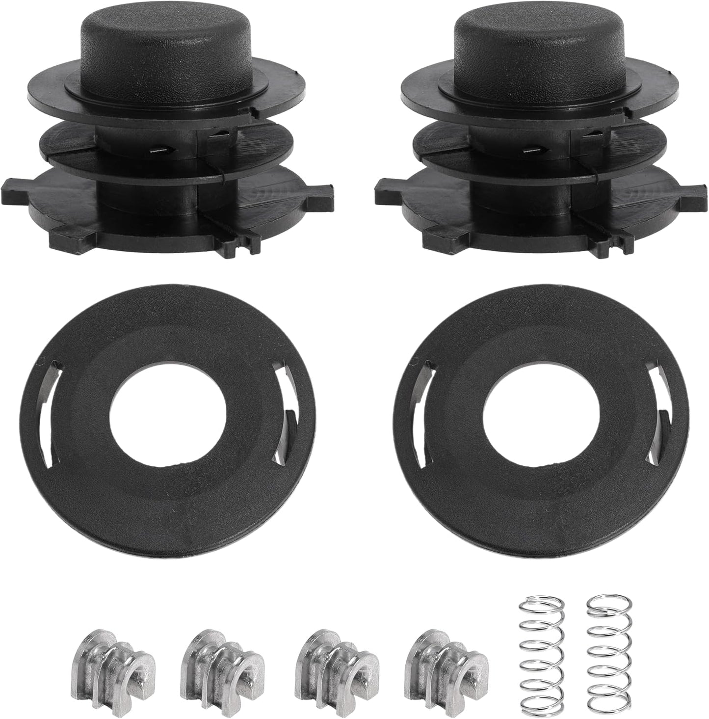 25-2 Trimmer Head Rebuild Kit for Stihl 25-2 FS44 FS55 FS80 FS83 FS85 FS90 FS100 FS100RX FS110 FS120 FS130 String Trimmer with Cover Cap Parts Head Spool (Spool-S2512)