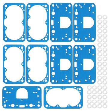 8-2000QFT Carburetor Gasket Rebuild Kit, Fuel Bowl Service Kit for Holley 8-2000 M2300 4150, 4160 G59 Carb Gasket Kit