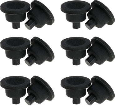 Stove Grate Rubber Feet Replacement for Wolf for Subzero Gas Cooktop Range Burner Rubber Grate Bumper Pads 12 Pack