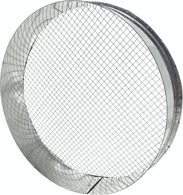 10" Galv Steel Outside Dryer Vent Cover Weatherproof Hood w/Mesh Screen | Rustproof galvanized steel vent cover blocks rain & wind. Built-in mesh stops birds & mice. Fits standard 10" ducts easily