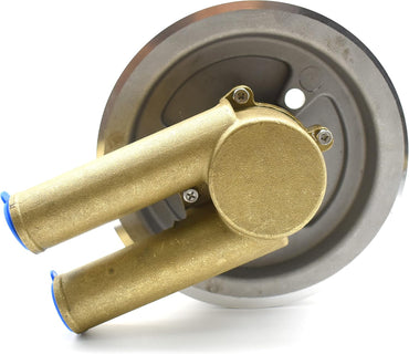 21214596 Sea Water Pump 5.7 Crank Mounted Sea Water Pump for Volvo Penta 4.3 5.0 5.7 Replace 21214596 3858229 with Double-V Belt Pulley