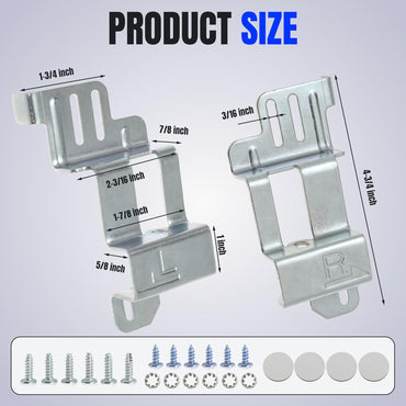 Stacking Kit Replaces SK-DH for Sam-Sung 24 Inch Wide Front Load Washer and Dryer Combo, Stack Bracket Sets for Stackable Laundry Machine, 2 Set