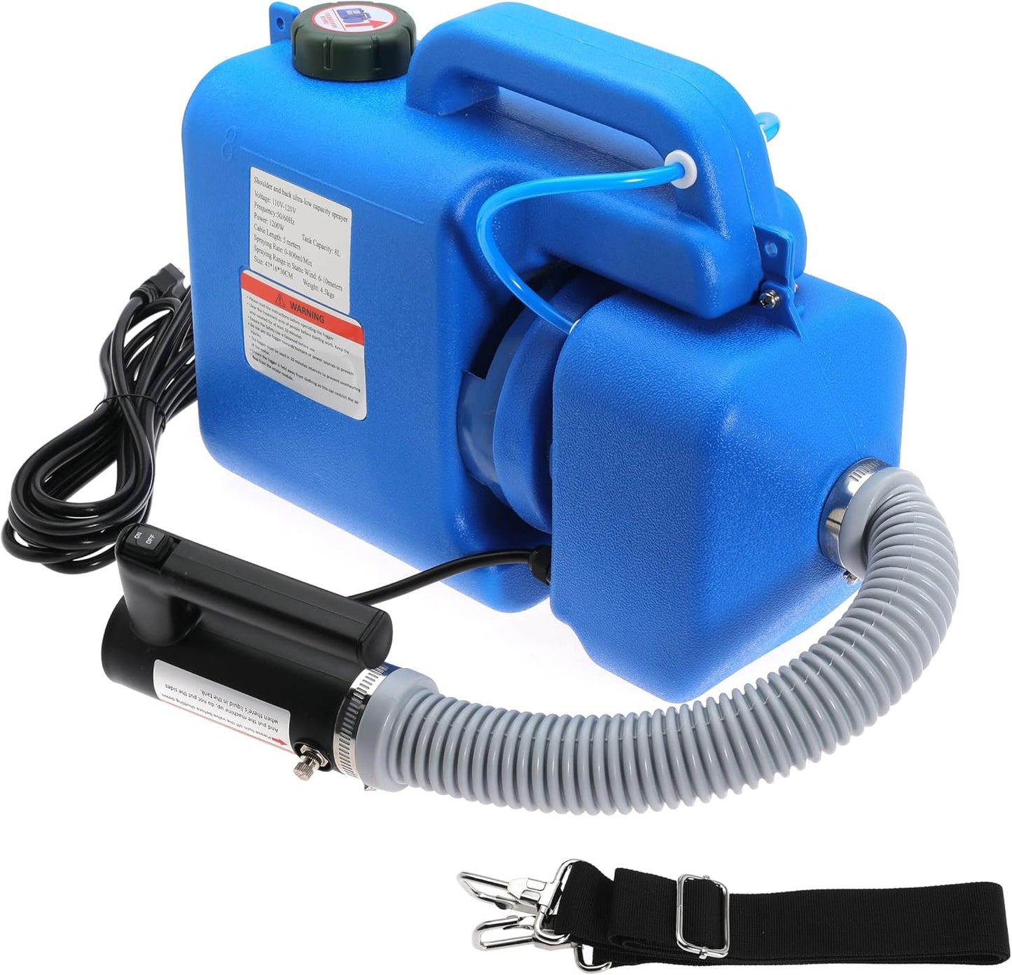 7L (1.85 Gallon) Electric ULV Fogger Machine, Portable Fogger Sprayer Machine Electric Atomizer Ultra Low Volume Sprayer for Home Indoor and Outdoor Spraying Use, 2 Pack