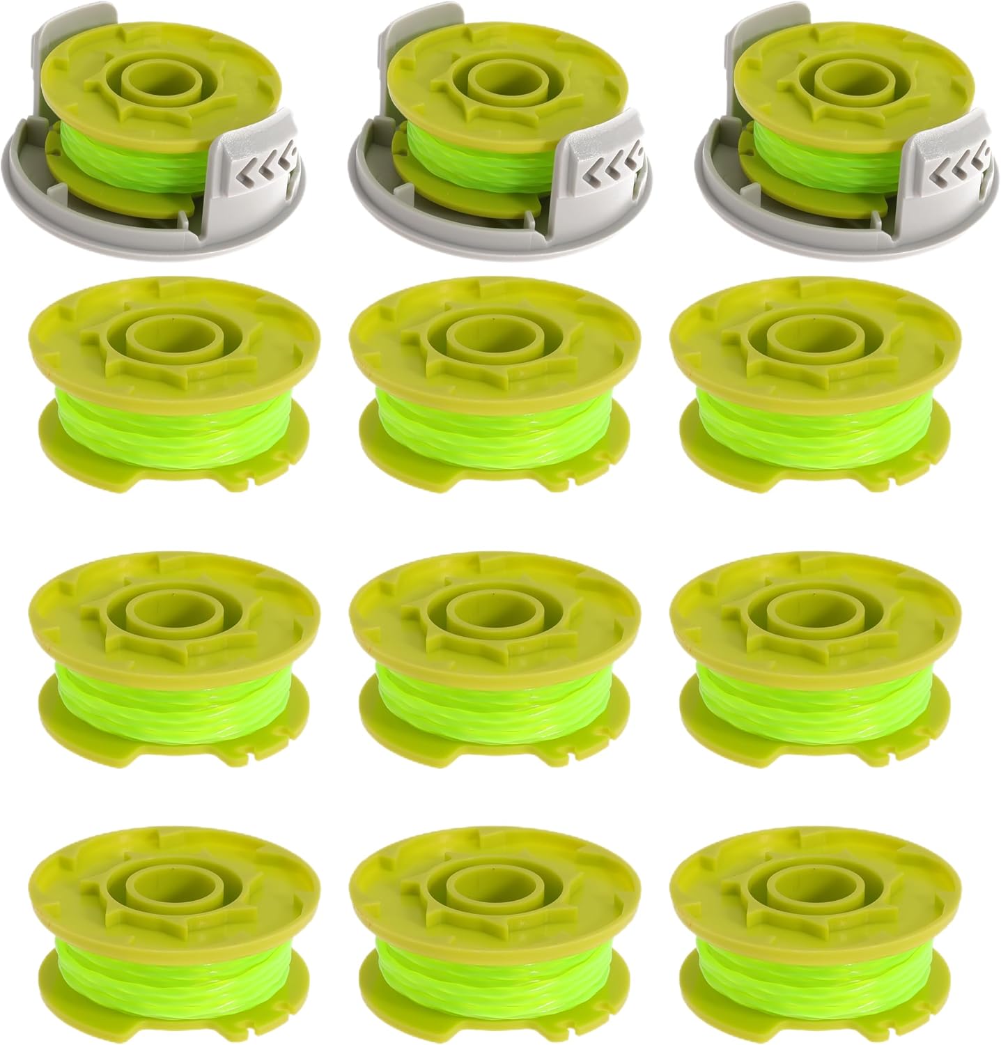 AC14RL3A Line String Trimmer Replacement Spool For Ryobi One+18v P2000 P2002 P2003 P2004 P2006 P2006A P20103 P2200 24v RY24021 RY24200 40v RY40021 RY40022 Cordless String Trimmer 11FT 0.065 Inch