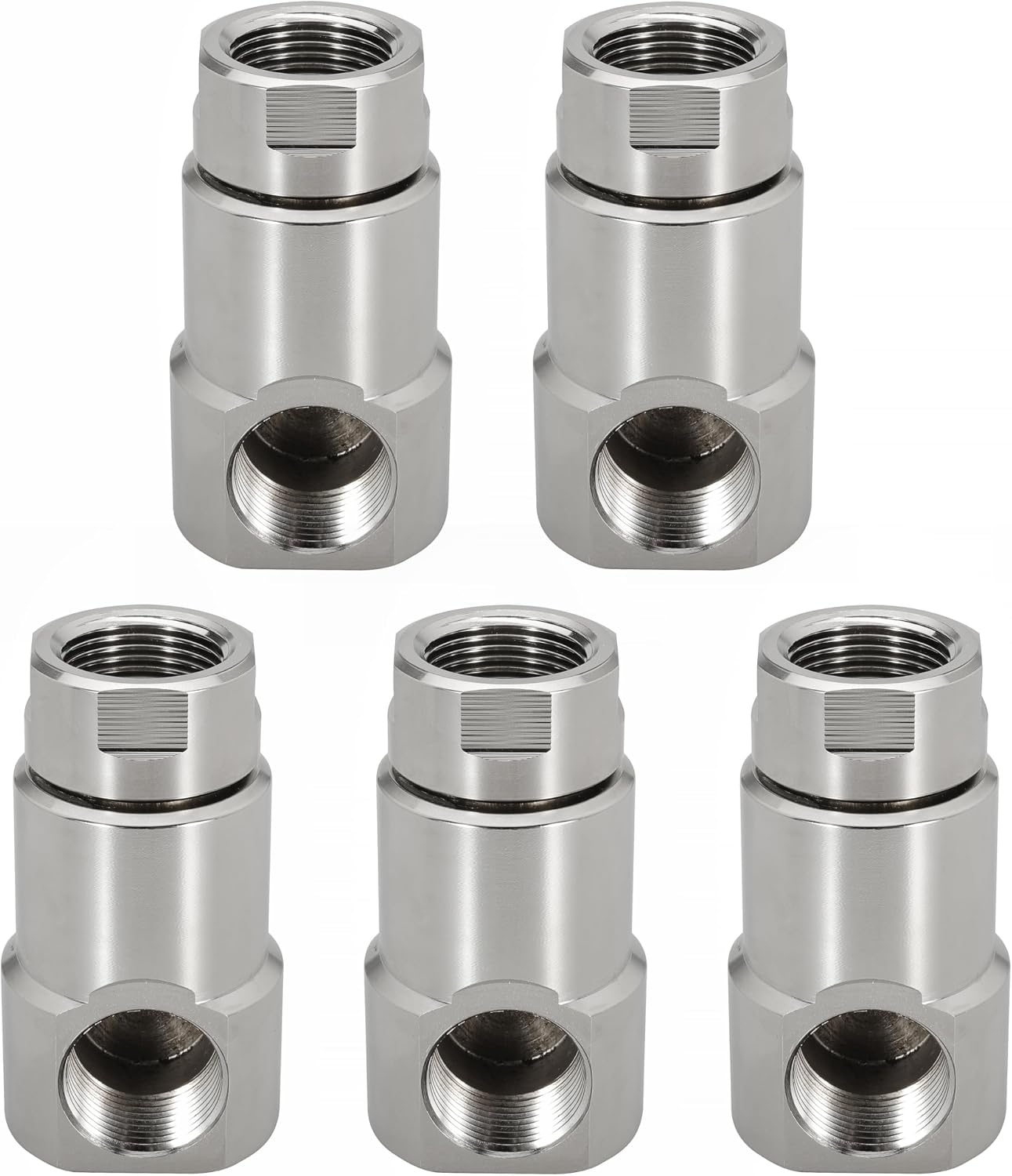 1 inch Swivel Hose Reel Fitting, Pack of 3 | Industrial and Home Use, Steel Hose Reel, With Grease Zerk, Replace 9SS16FP100XFP100-Ni-AL #5044