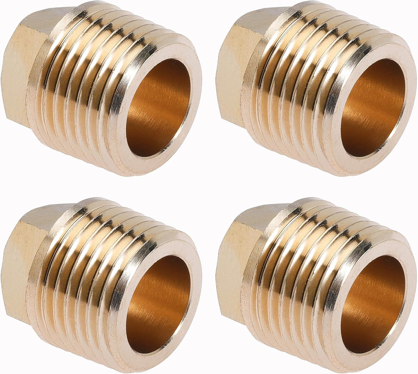 Boat Plug 1/2 Inch NPT Brass Boat Drain Plugs Thread Boat Garboard Drain Plug Fits for Most Boat Hulls