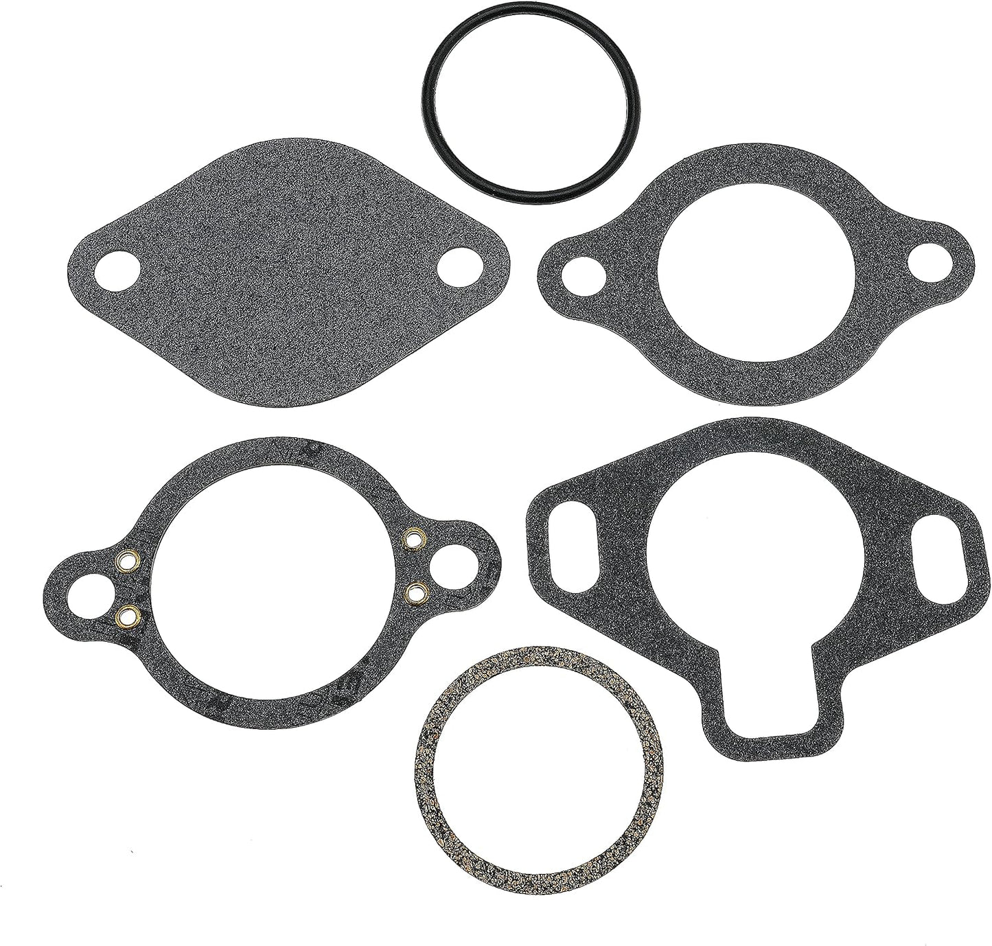 Thermostat Kit 160 Degree 807252Q5 and Gaskets Sleeve 23-806922 for Mercury for Marine for Mercruiser 4.3 5.0 5.7 V6 V8 Engine Replace 807252T5 807252T8 23806922 807252T 5