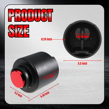 2-5/16" Trailer Lock, 2-in-1 Anti-Theft Trailer Hitch Coupler Lock Fits 2-5/16 Inch Ball Couplers on Trailers RVs Boats (with red Lock)