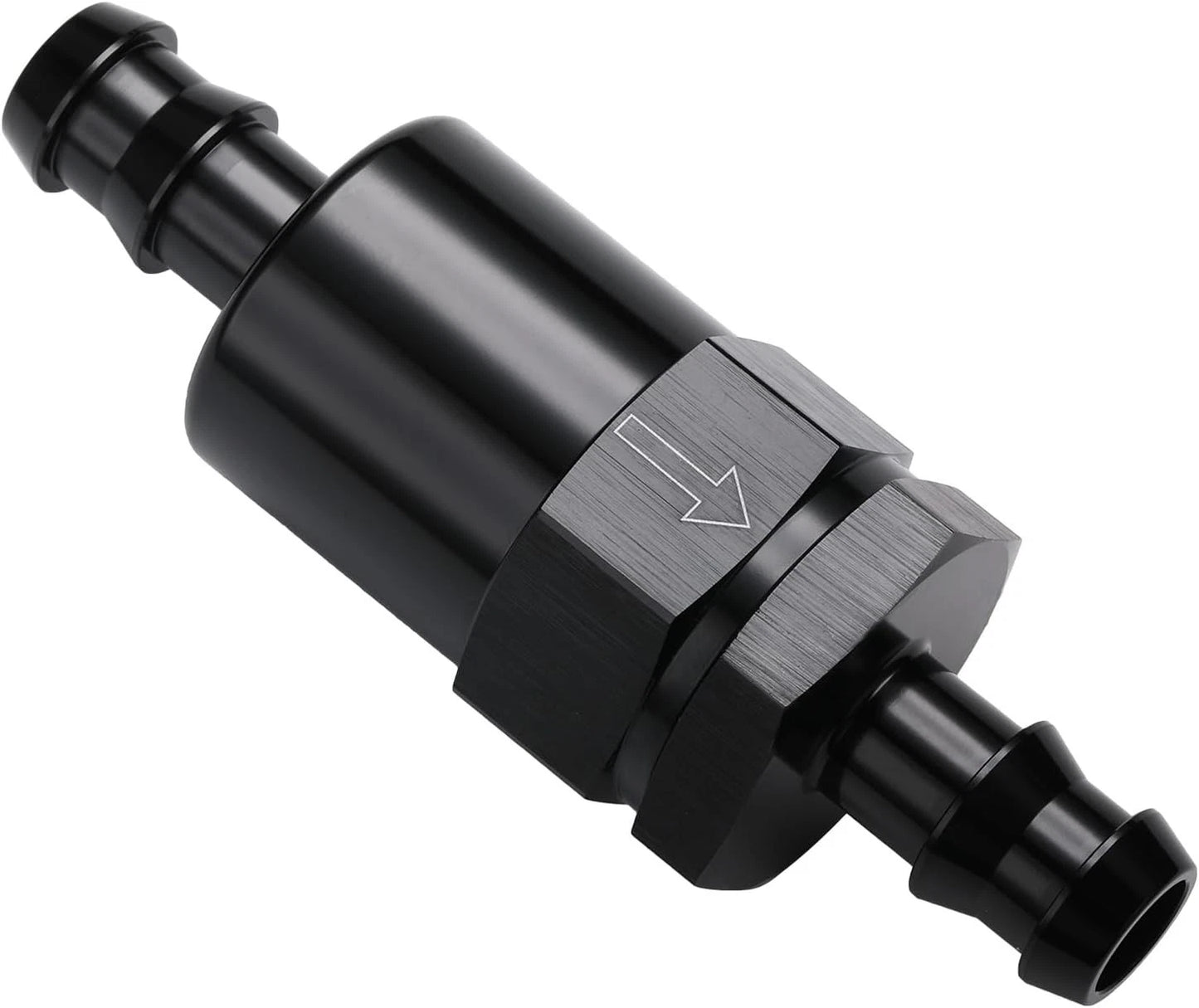 3/8" Barb Billet Inline Fuel Filter 30 Micron Aluminum for Car Fuel Systems