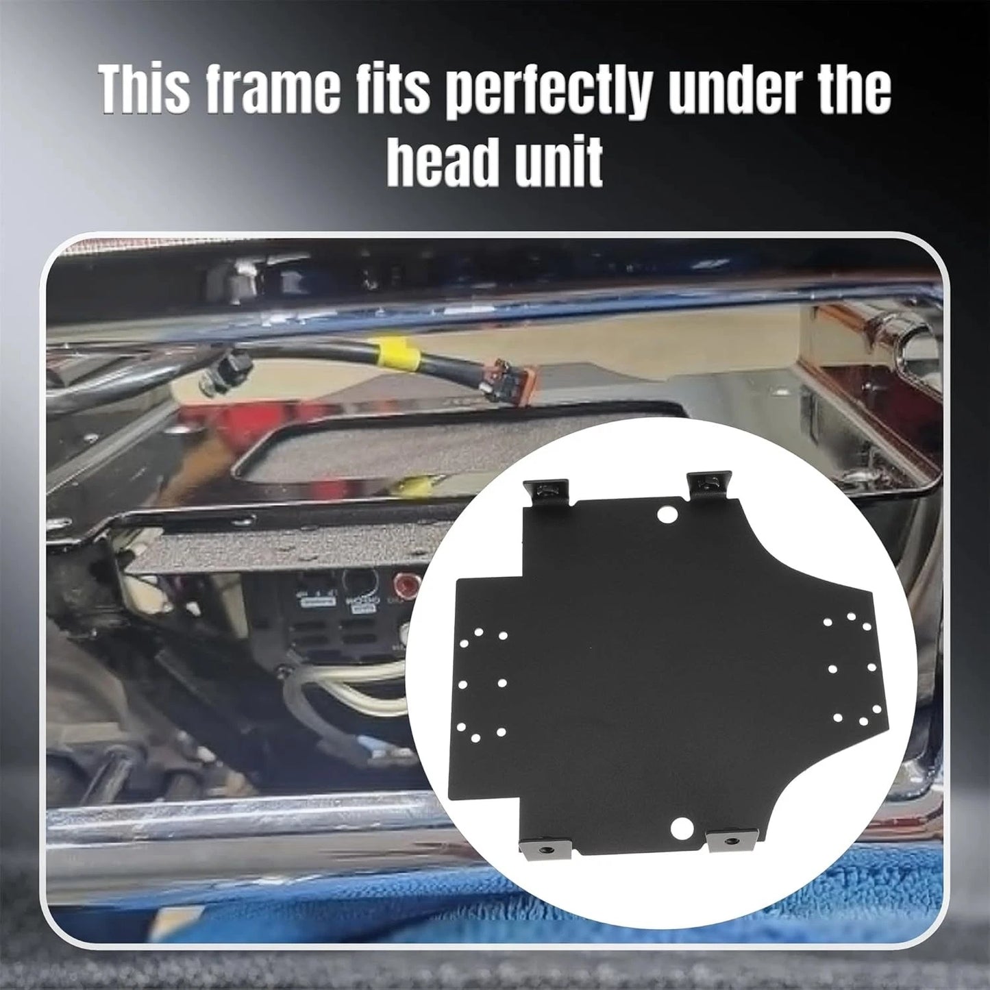 Amplifier Mount Bracket BC-AMP04 for Harley Davidson Road Glide 2015-2025
