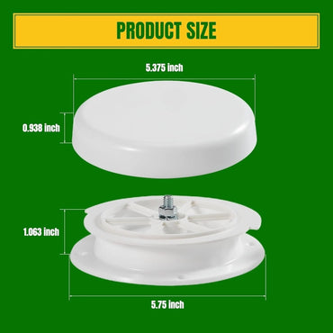 RV Roof Mushroom Vent w/water guard Used for Motor Homes Campers