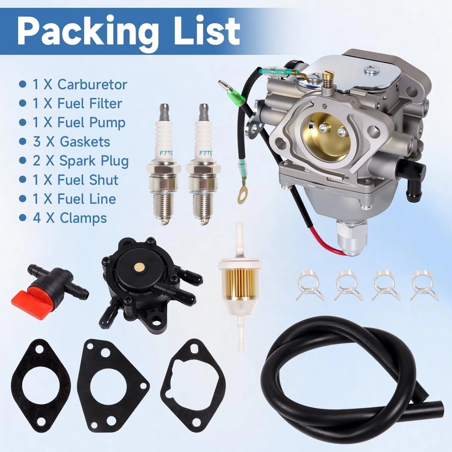 Carburetor for Kohler SV715 SV720 SV735 Sv840 26HP 23HP 22HP with Fuel Pump